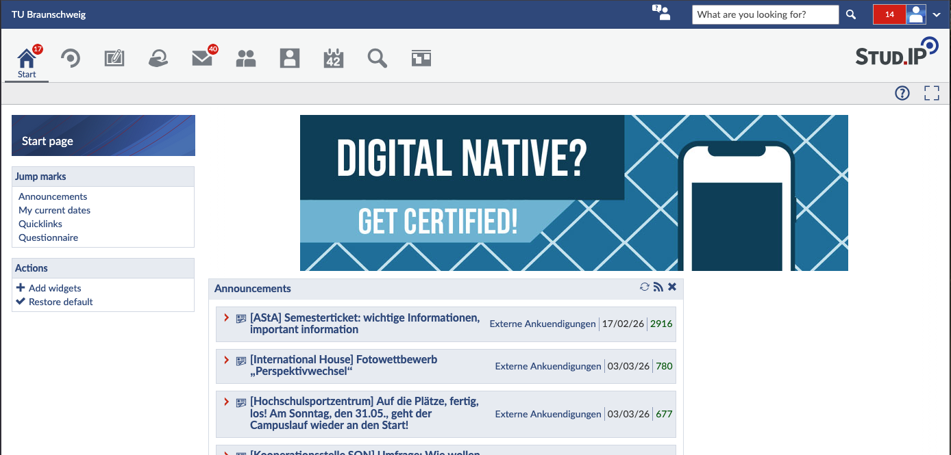 Announcements & Banners